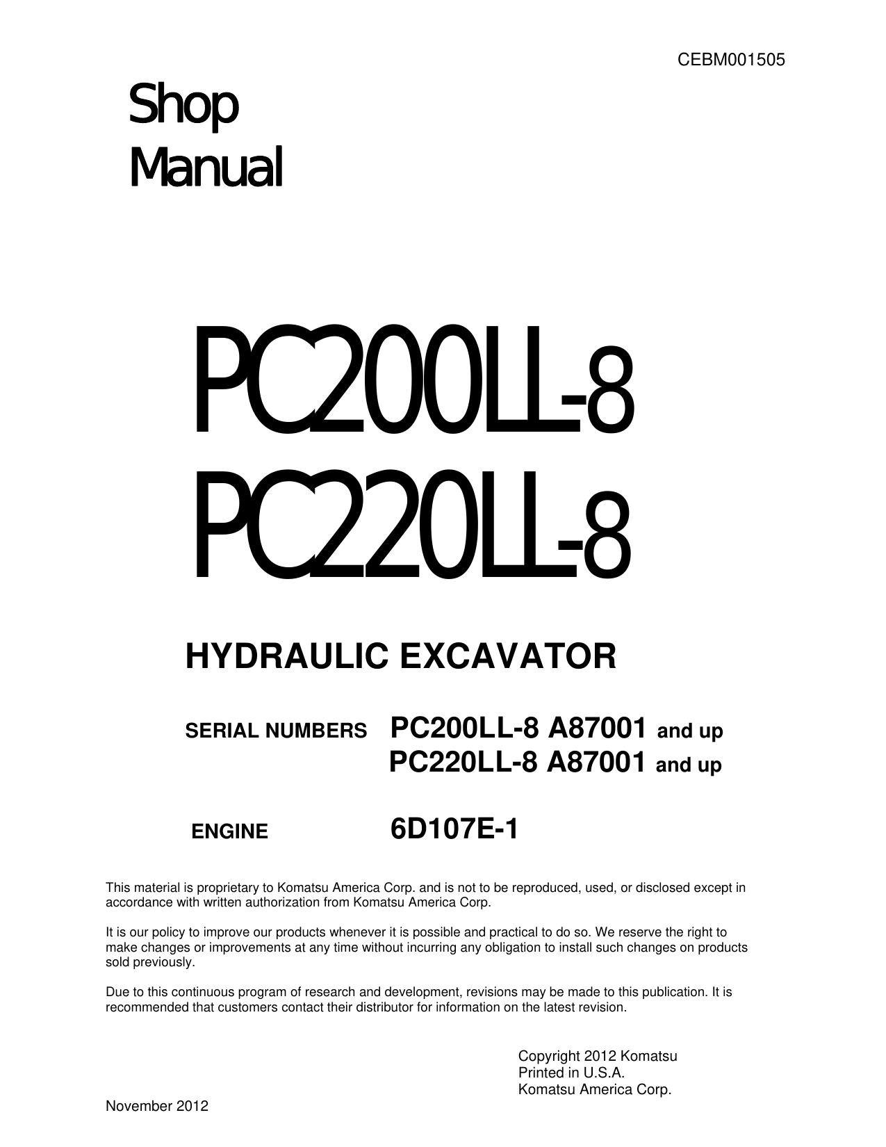 PC200LL-8,PC220LL-8