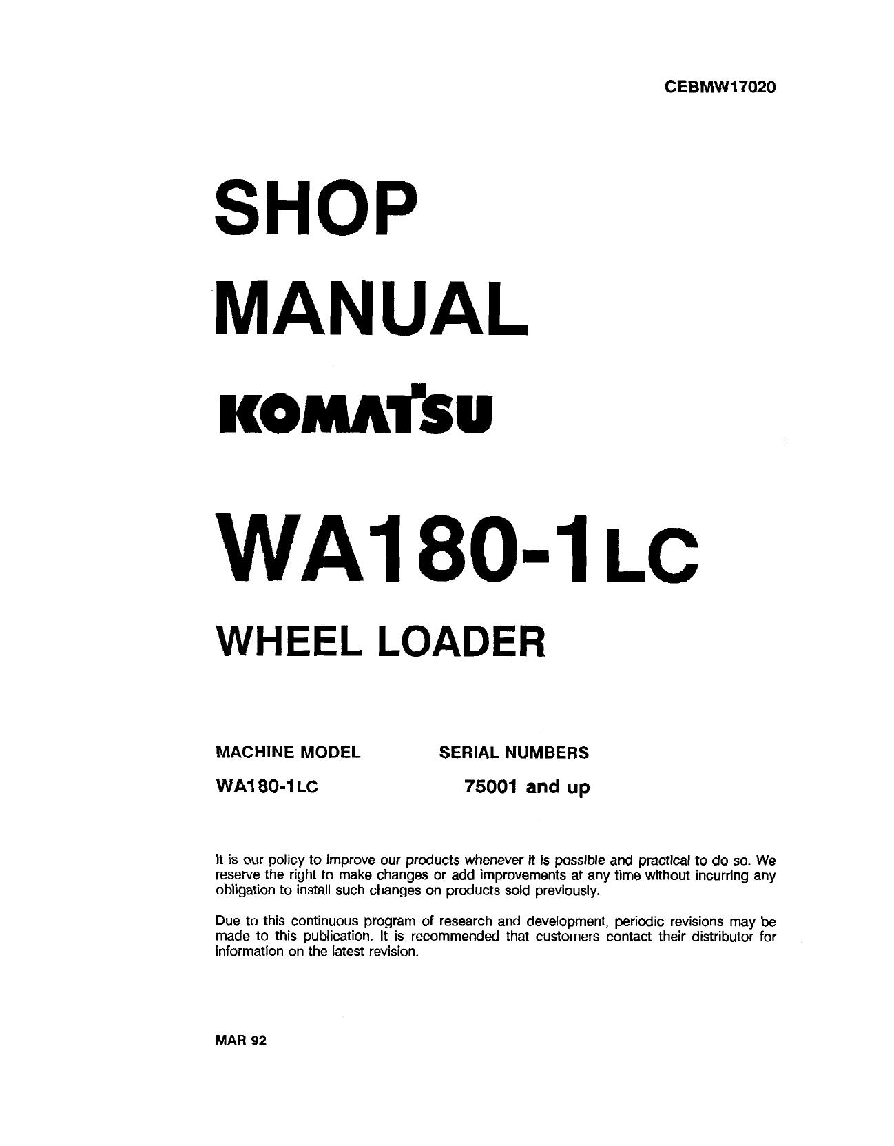 WA180-1LC