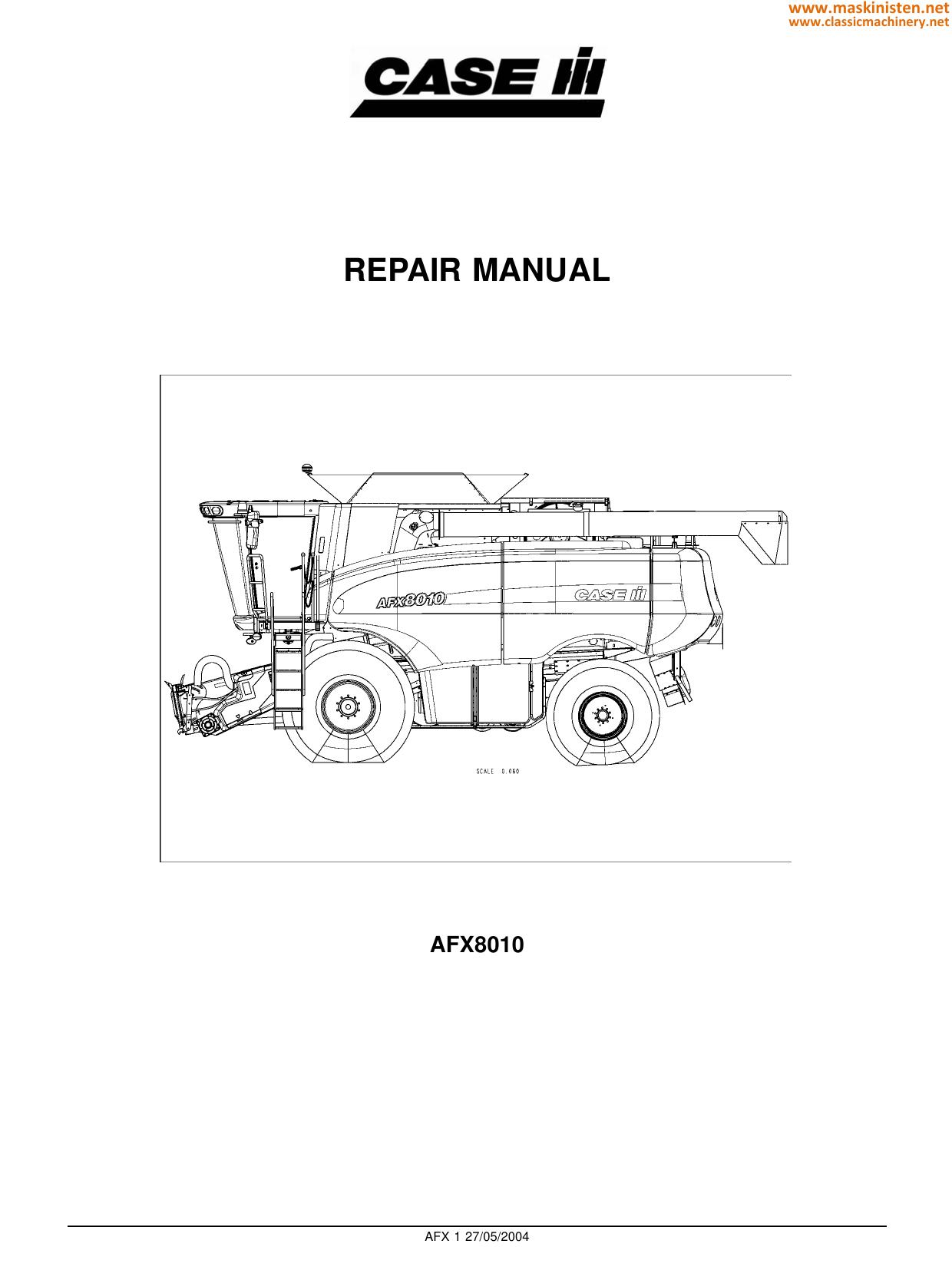 case-ih afx8010 servicemanual sec wat